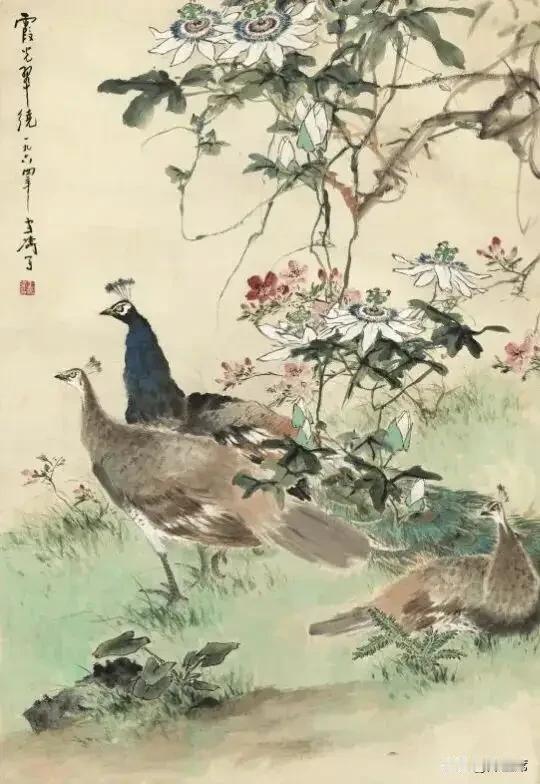 王雪涛是近现代小写意花鸟画的宗师。他笔墨灵动，设色明丽鲜活，构图精巧多变，坚持写