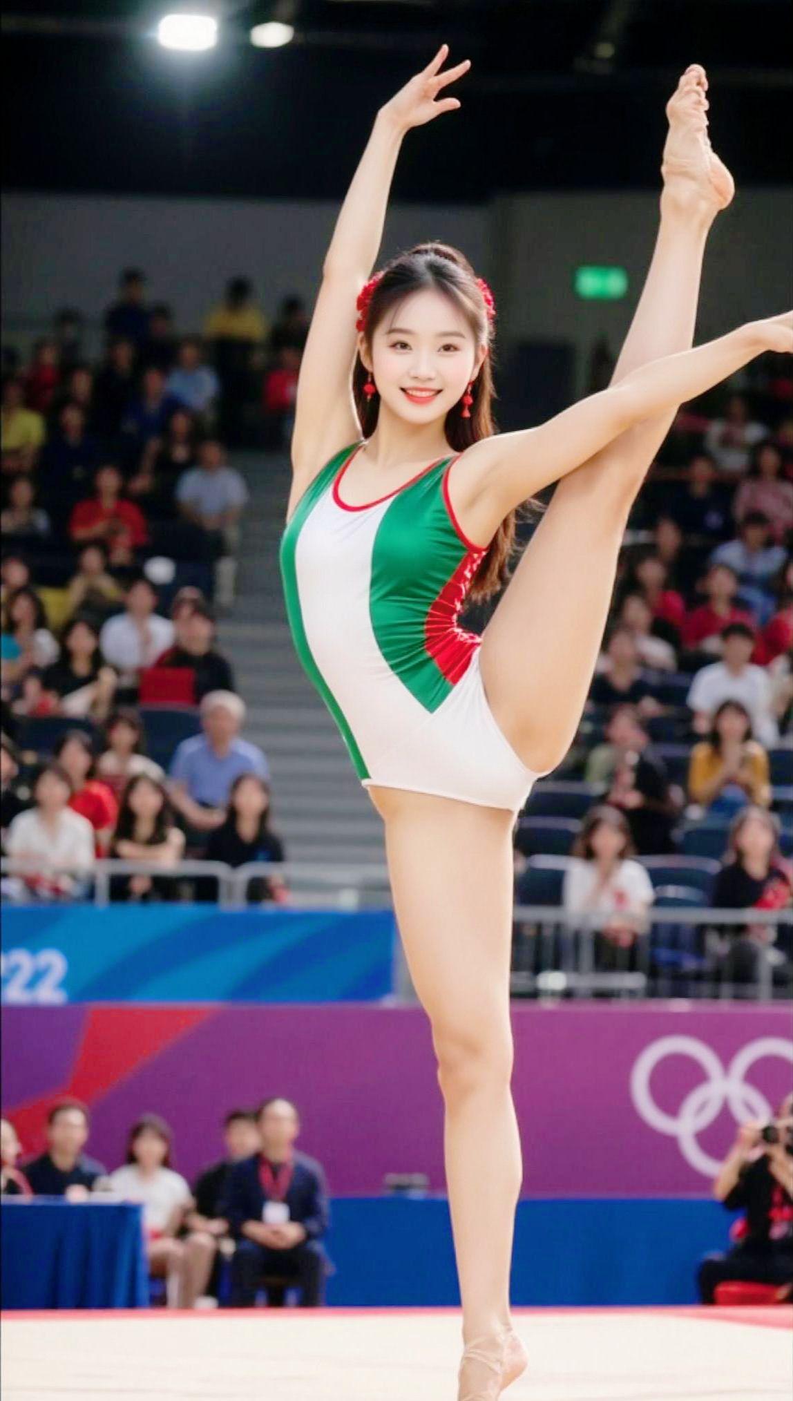 AI体操高清照  体操运动员 舞蹈老师 上热搜