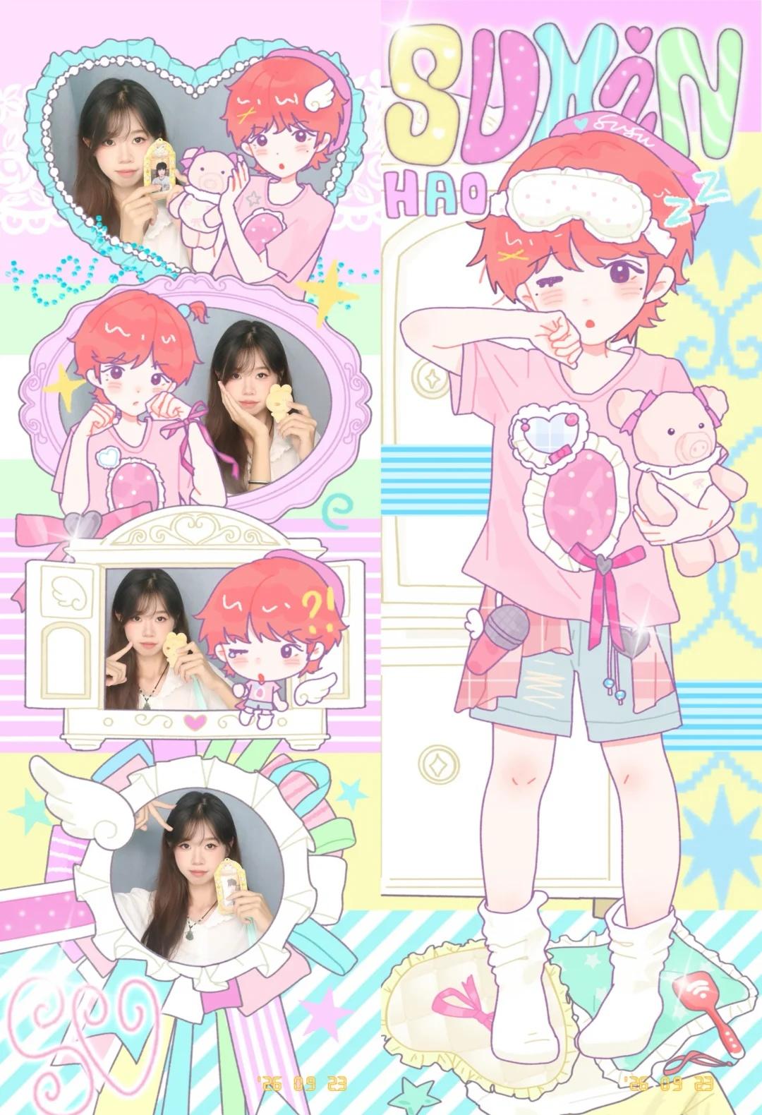 和这个超萌的皓皓合拍🥰
@张章鱼zhang 老师的产出，特别萌呀！