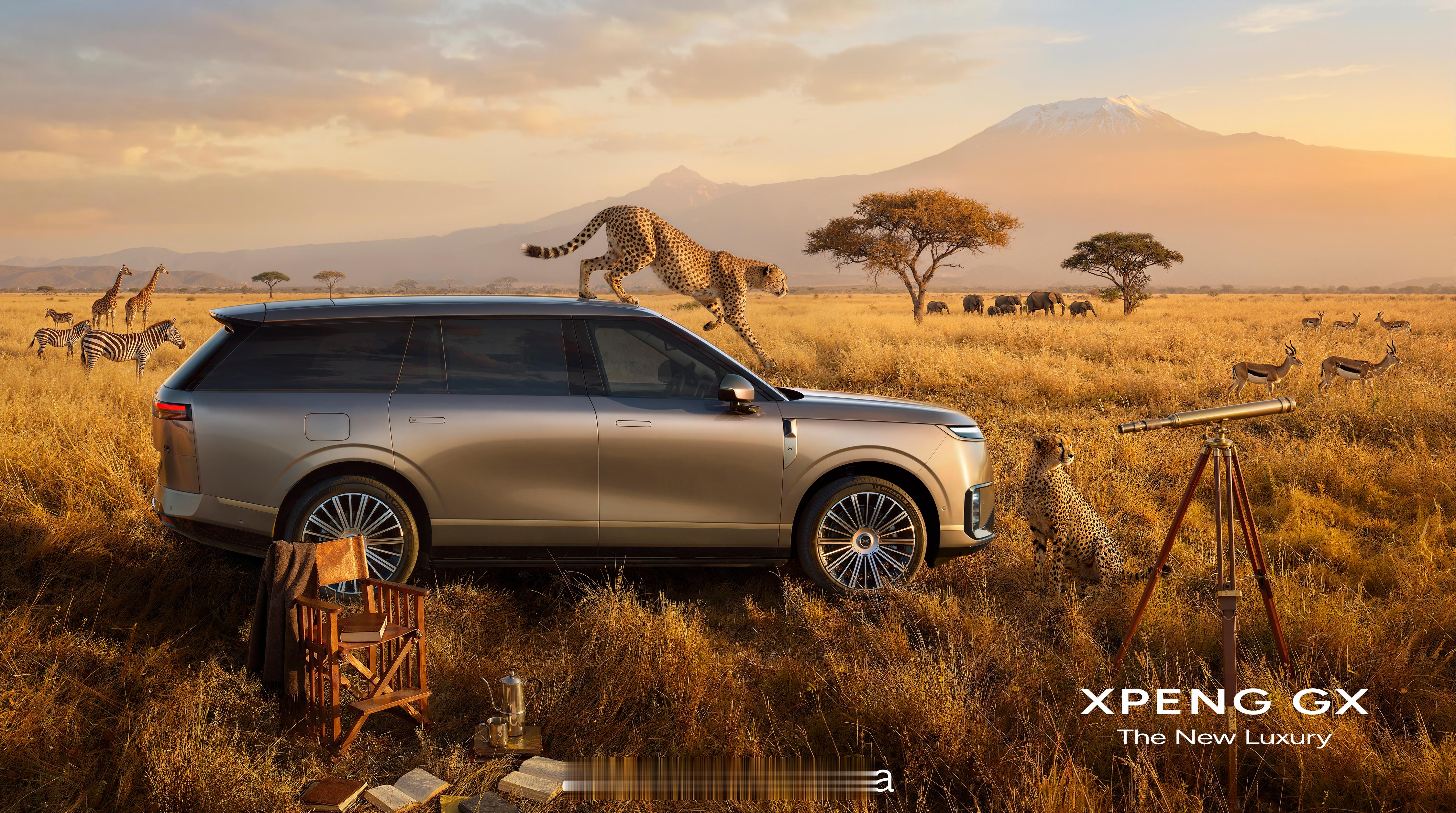 理想的LX还没来小鹏的GX来了有线控转向和后轮转向 旗舰大6座小鹏GX何小鹏官宣