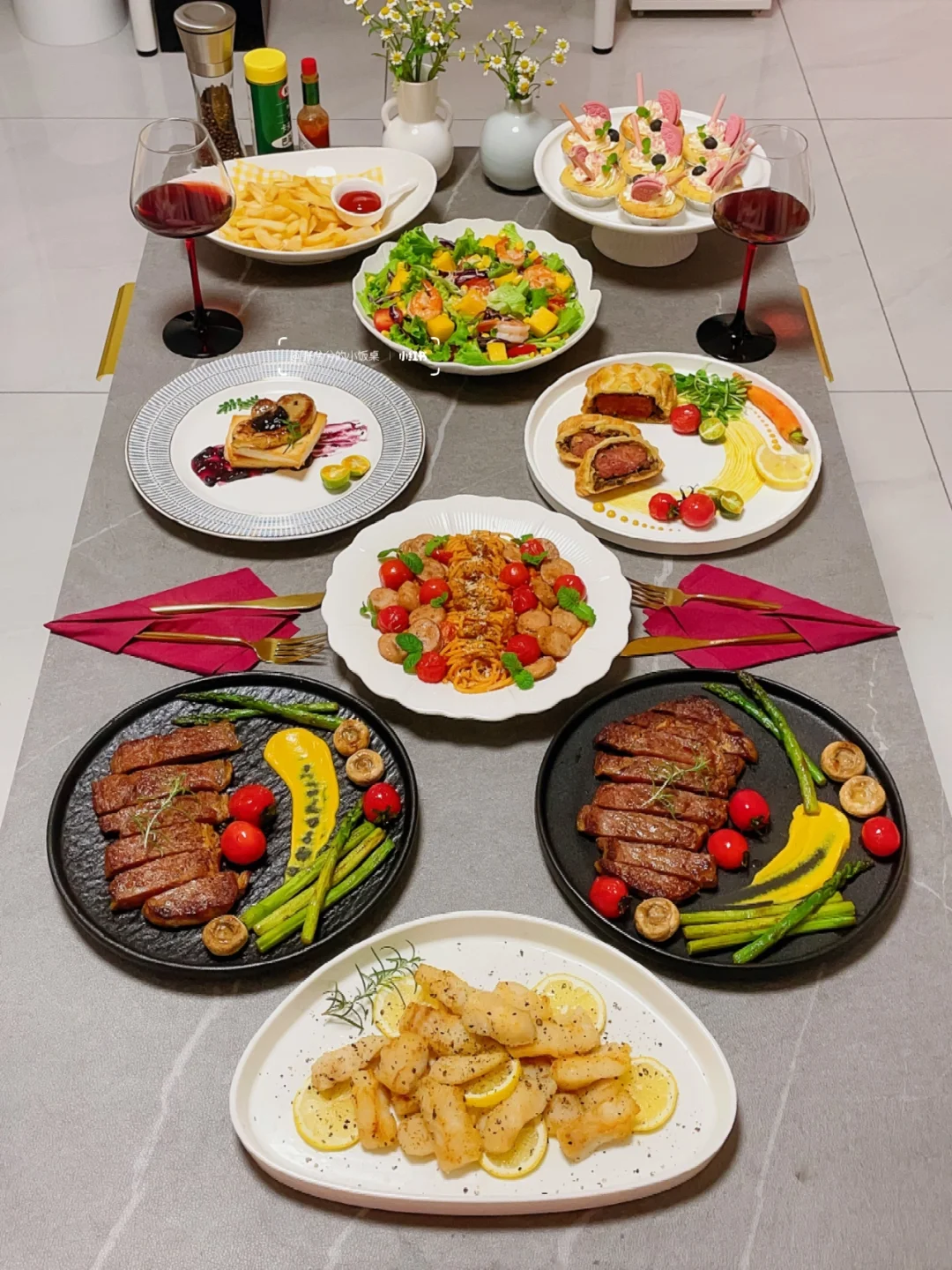 仪式感晚餐｜只需一小时就能轻松搞定 附教程