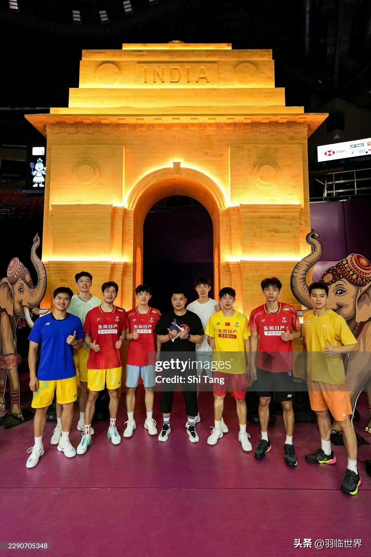 男双组世锦合照，这次黄荻刘阳和胡珂源林翔毅都递补上了，真的太好了，希望都能取得好