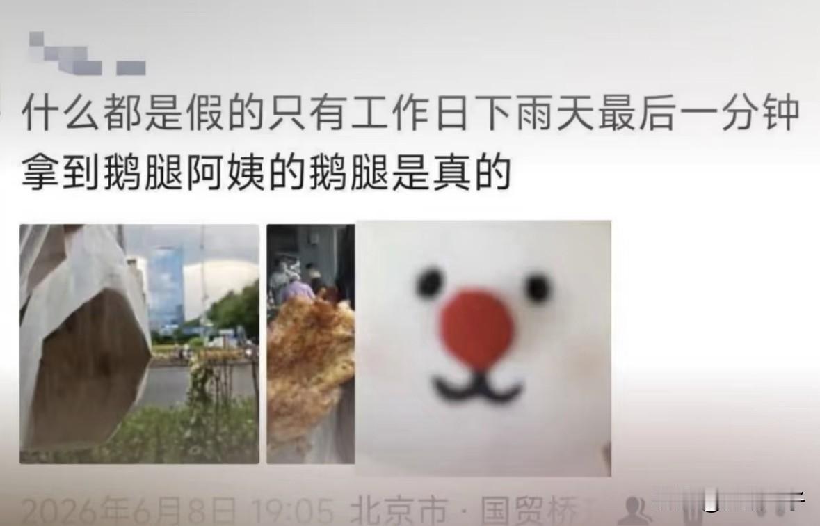 发现鹅腿也是假的，这下天塌了[捂脸]