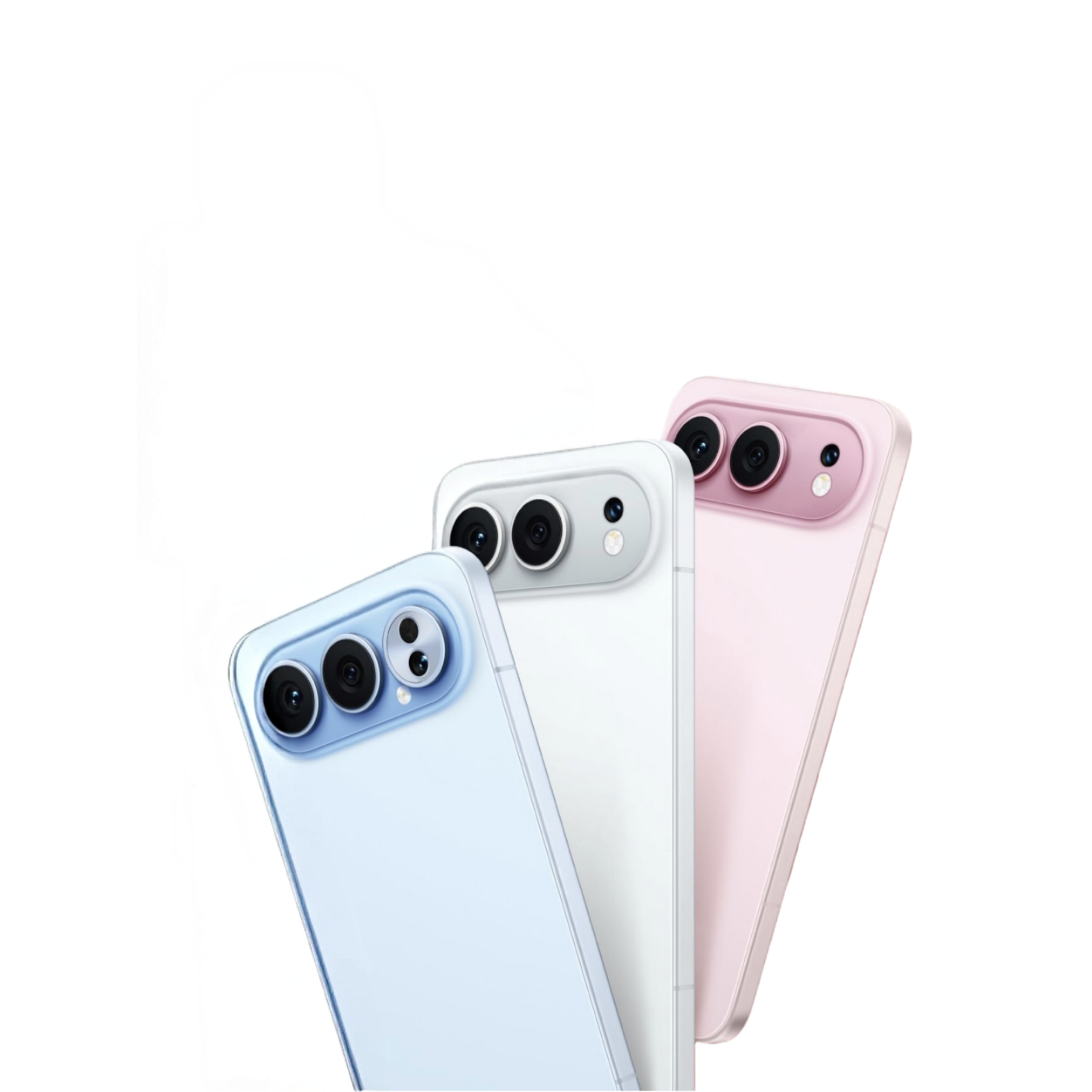 荣耀500系列设计，蓝色是Pro，感受一下： 