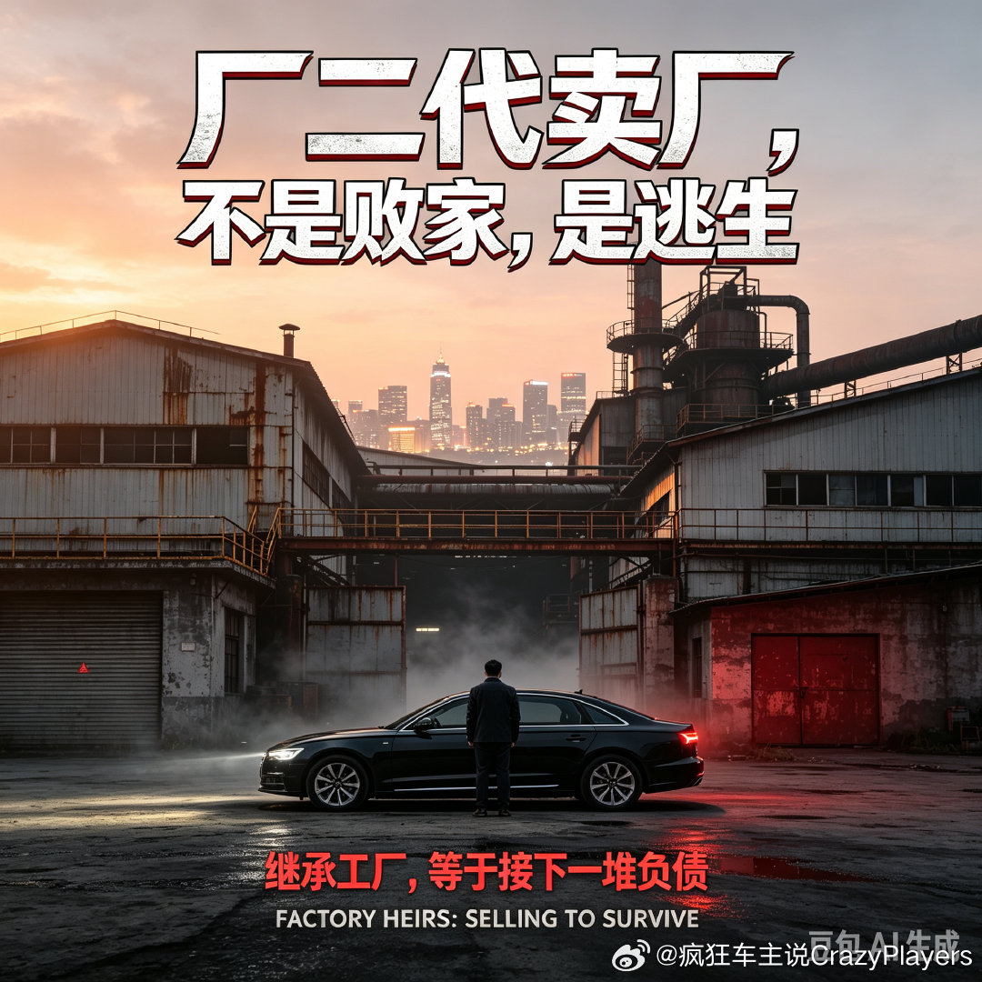 越来越多厂二代开始卖掉亲爹公司很多人搞错了一件事：厂二代不是继承财富，是承接负债