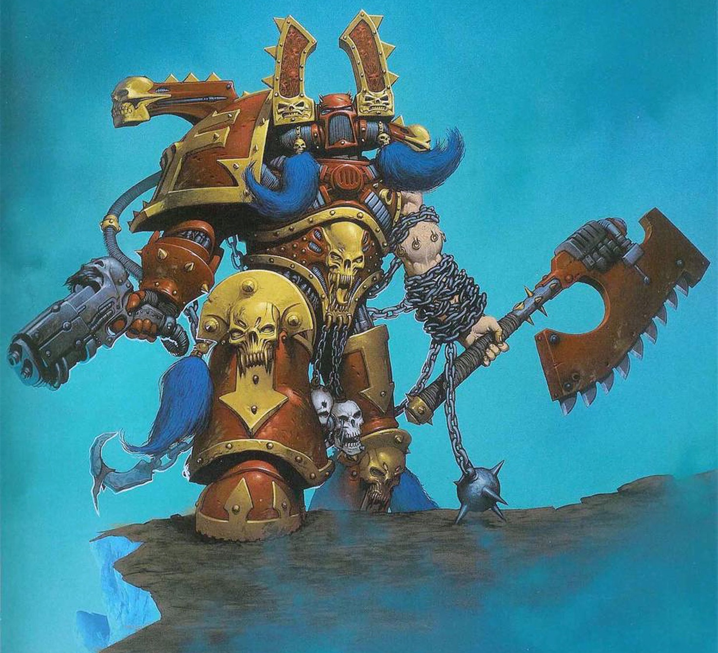 战锤40k 背叛者卡恩by Kev Walker 