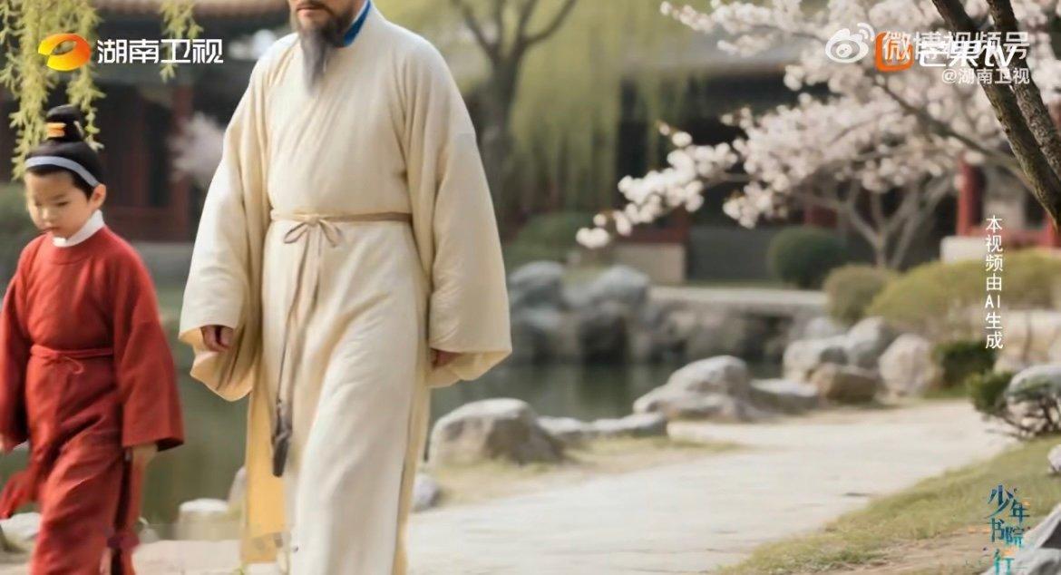 AI还原布衣帝师训斥少年皇帝折柳 原来历史可以如此“鲜活”！AI打破次元壁，让孩