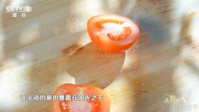 干西红柿你吃过吗真的是老一辈的存粮智慧啊！张家界那边大暑天把吃不完的西红柿切了晒