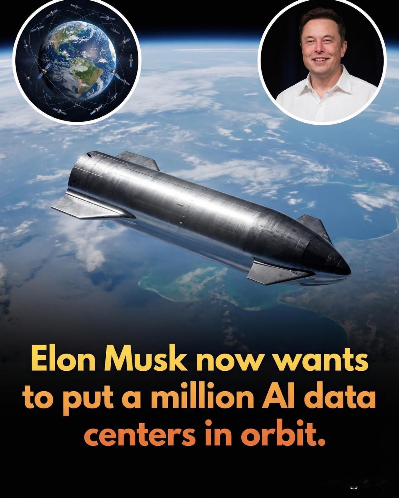 埃隆·马斯克计划通过构建庞大的轨道数据中心网络来解决人工智能能源危机。

埃隆·