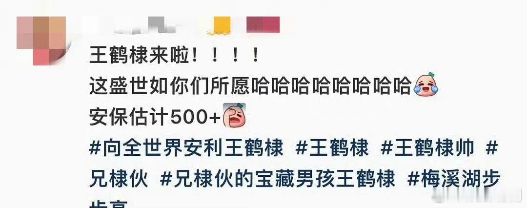 王鹤棣这是在耍大牌吗？这么多保安 ​​​