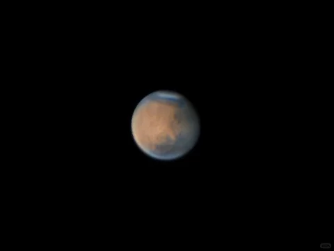 12月21日凌晨的火星，即将冲日