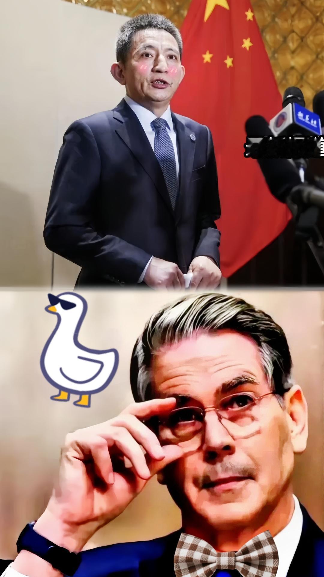 真搞笑啊，


真相来了，


这些细节别被带偏！最近有美媒宣称，贝森特不喜欢李