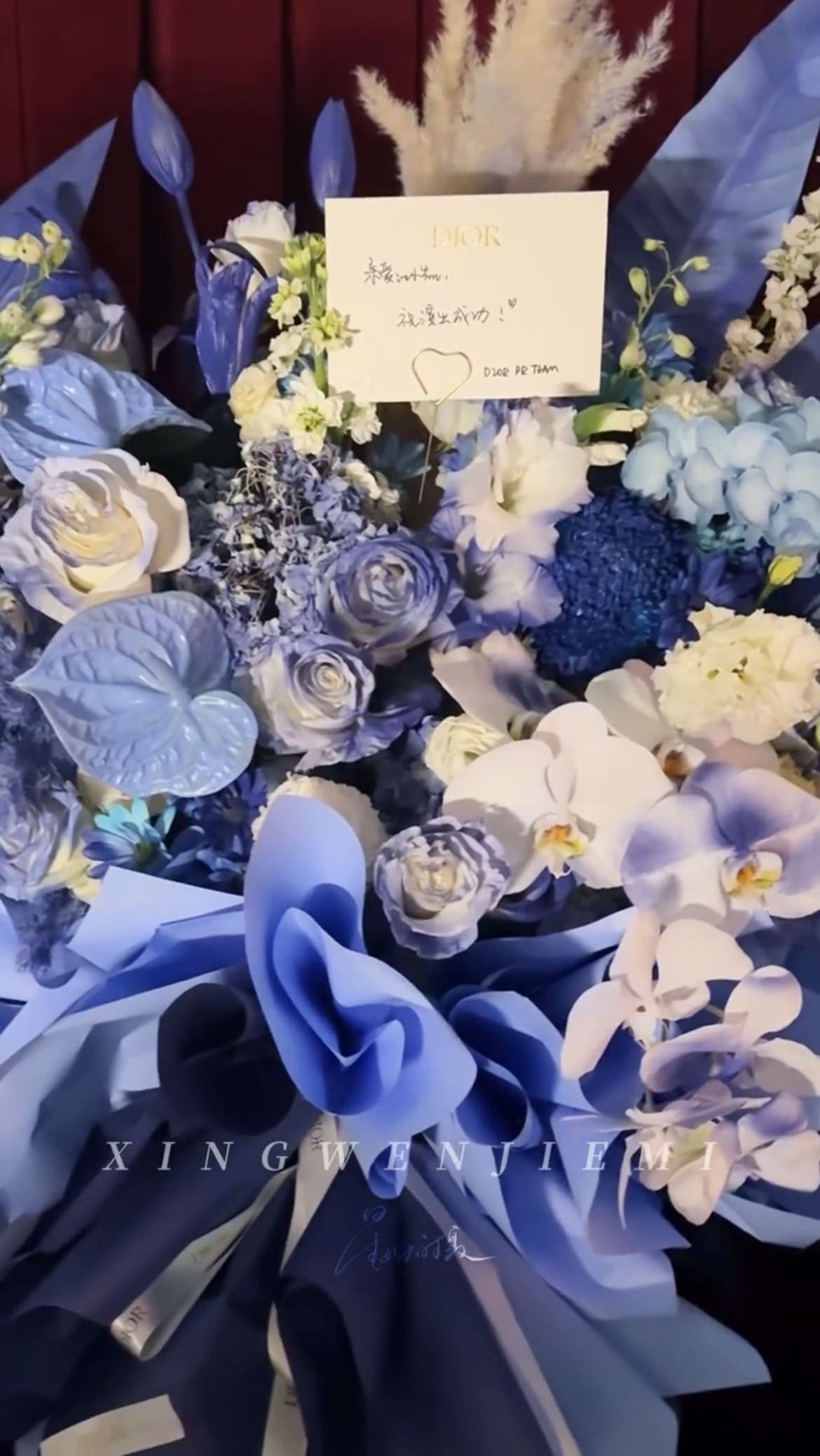 马克一个不知道完不完整但相对比较完整的话剧首秀花篮合集🩵🩵🩵你值得最大声的