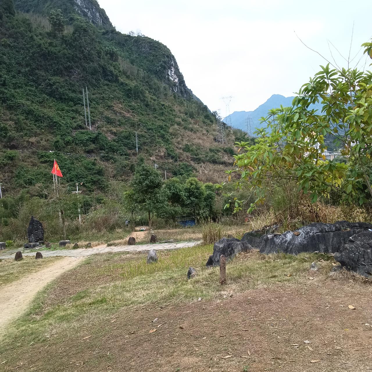 阴雨中的巴马村庄
氧气更鲜，鲜花更艳

今天是2026年2月9日。清晨下起了小雨