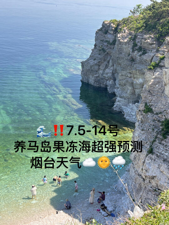 📍7.5-14号烟台养马岛果冻海超强预测