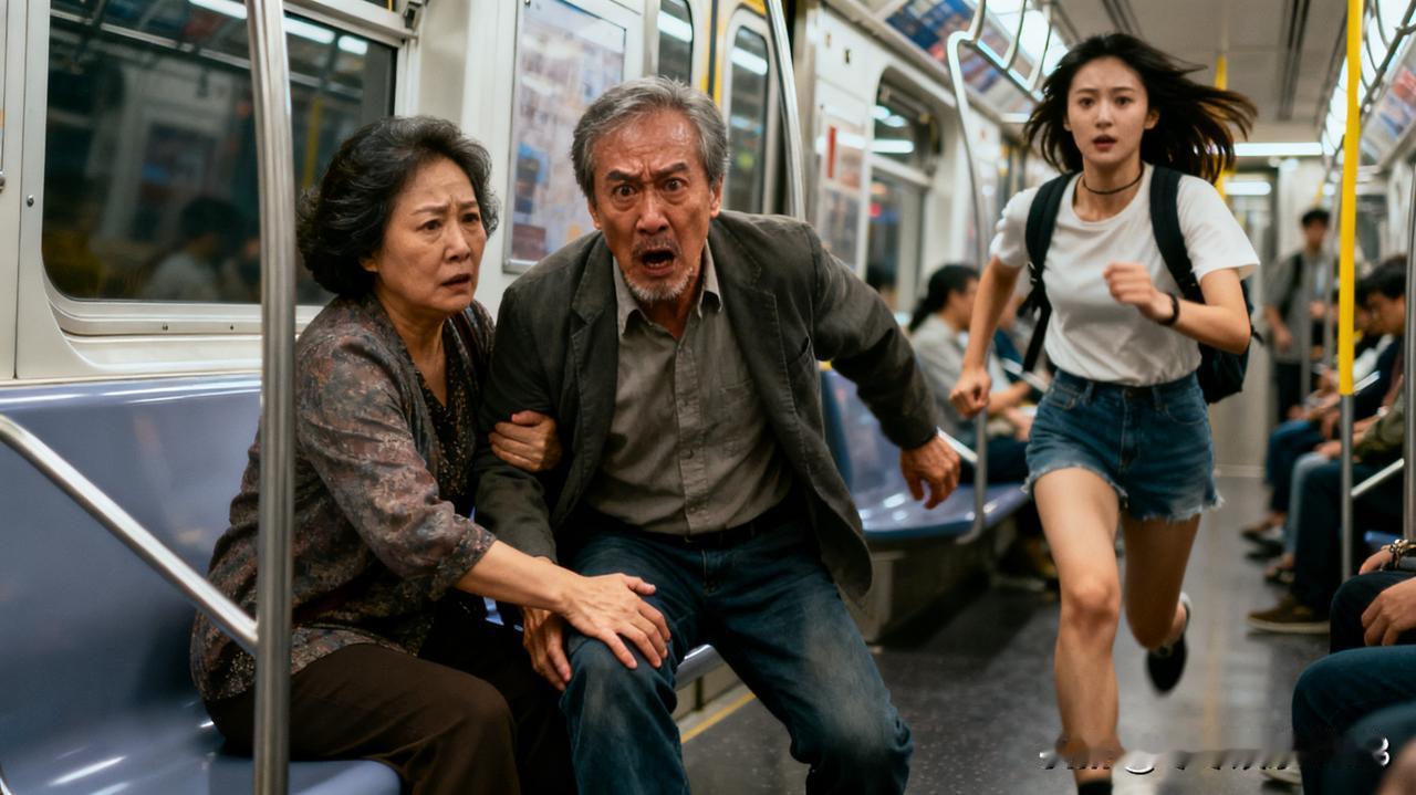 最近地铁上荒唐事不断！前几天青岛地铁上，小男生辱骂老人，两人闹进警局，这事儿还没