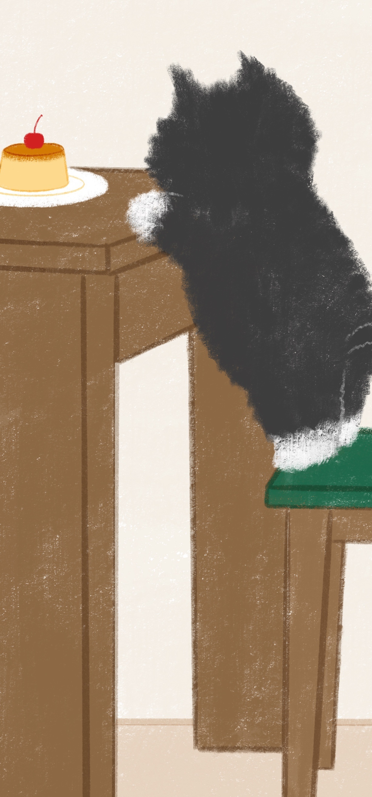 ₍^˵•ᆺ•˵^₎ฅ毛茸茸小猫咪插画壁纸🐈🐈‍⬛ ​​​
