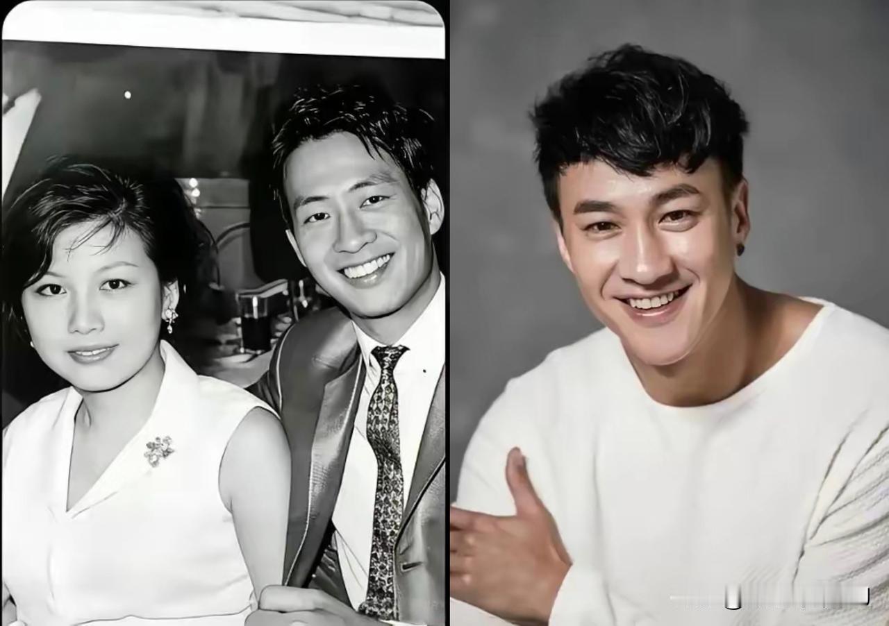 ​​​哇塞，何润东他爸这个基因表达太强大了，
完全是复刻版长相，骨相、五官、眉眼