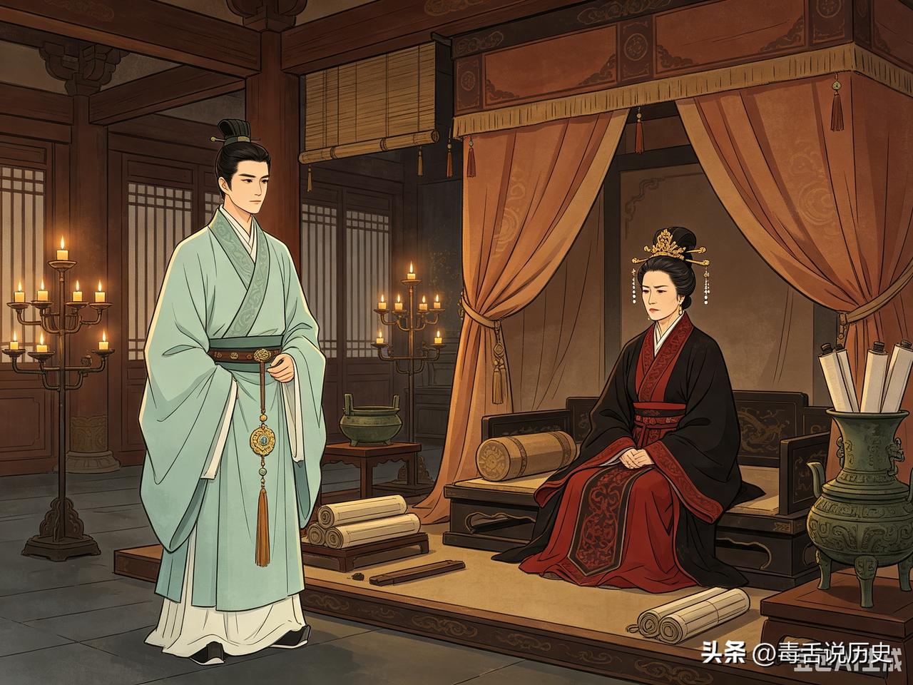 潘安生于247年，比生于257年的贾南风大9岁。贾南风掌权时已35岁，潘安更是4