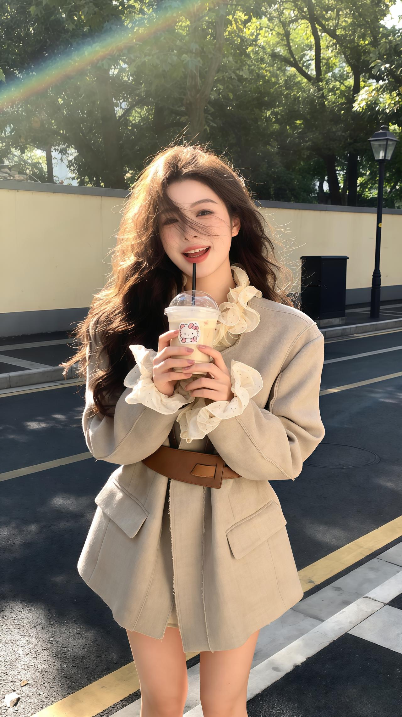 今天穿什么 韩系穿搭 春日穿搭 穿搭 我的春日甜美ootd