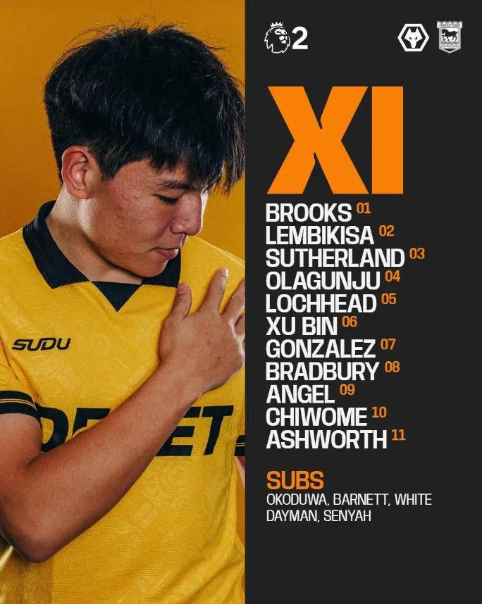 徐彬首秀后，英国权威媒体，竟然只给了他这样的发展上限！中国国奥队长徐彬加盟英超狼