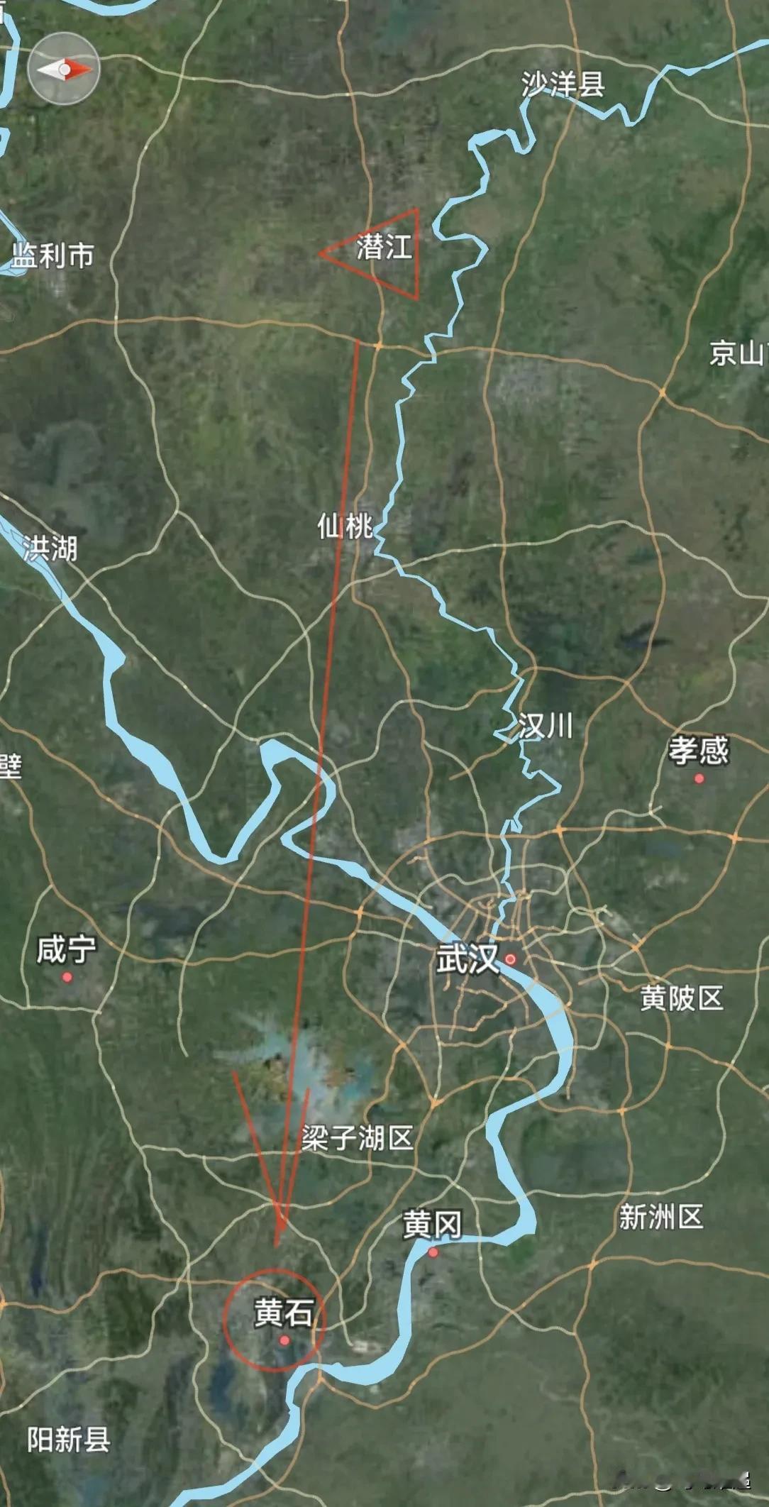 湖北，潜江1→黄石2
黄石作为地级市在城市能级、临港开放和千亿级产业集群上优势突