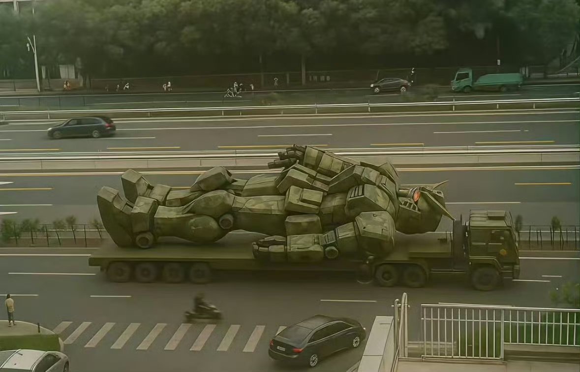 听说是那天压轴的最后一件“杀器”[doge]九三阅兵演练现场 ​​​