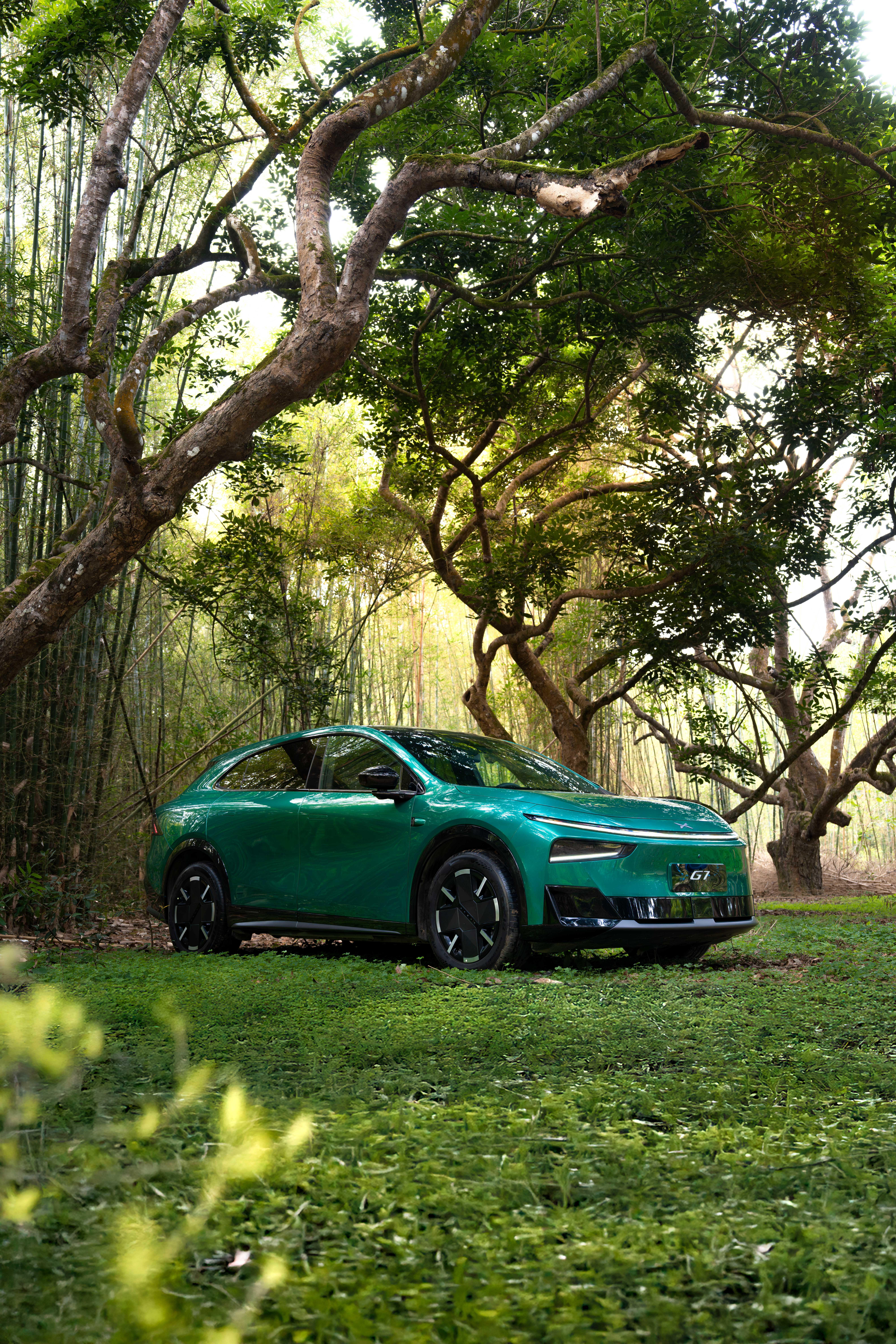 感觉这两款颜色，和咱们的过年的穿搭挺搭配的小鹏G7推出2026年全新官方改色小鹏