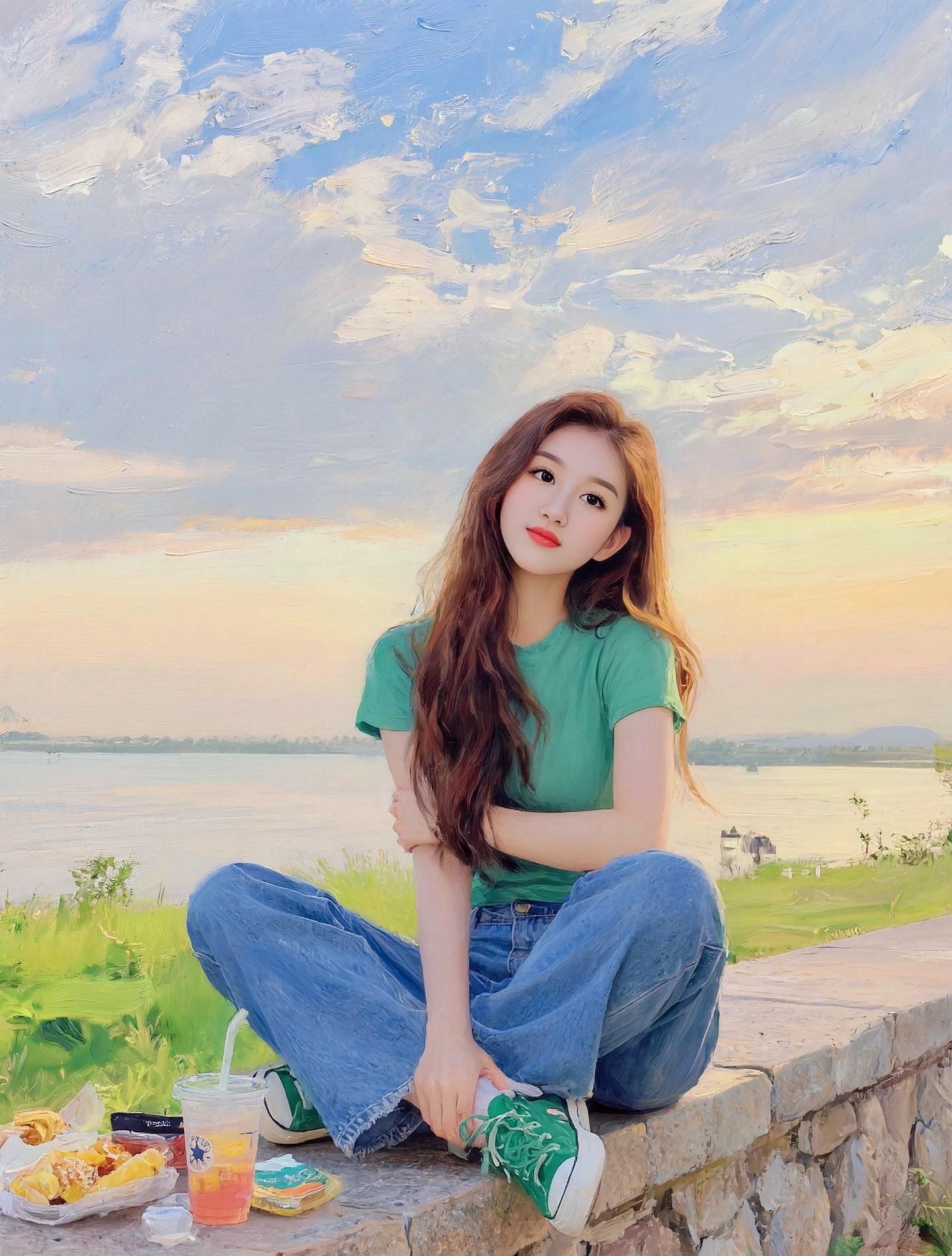 随变ai随便玩  AI油画风写真 甜妹 秀秀