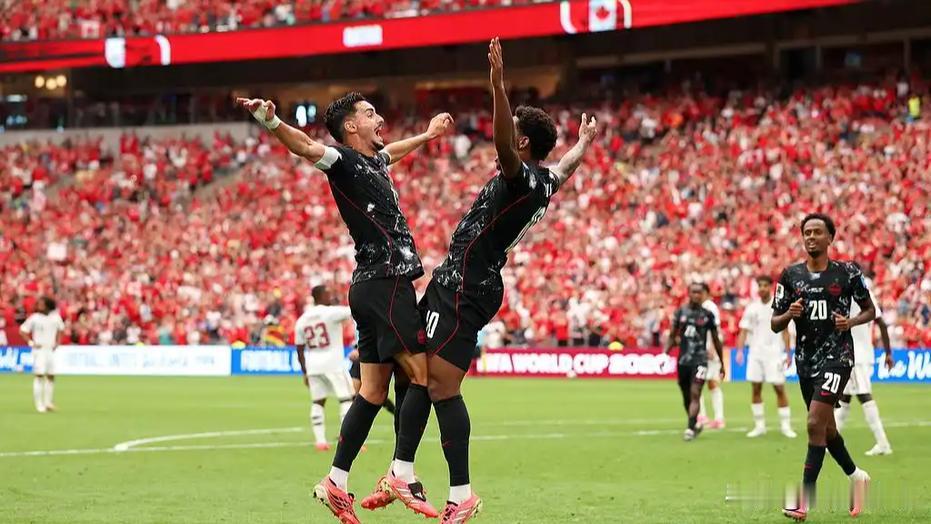 加拿大6-0大胜卡塔尔
北京时间6月19日清晨6点，2026世界杯B组迎来东道主