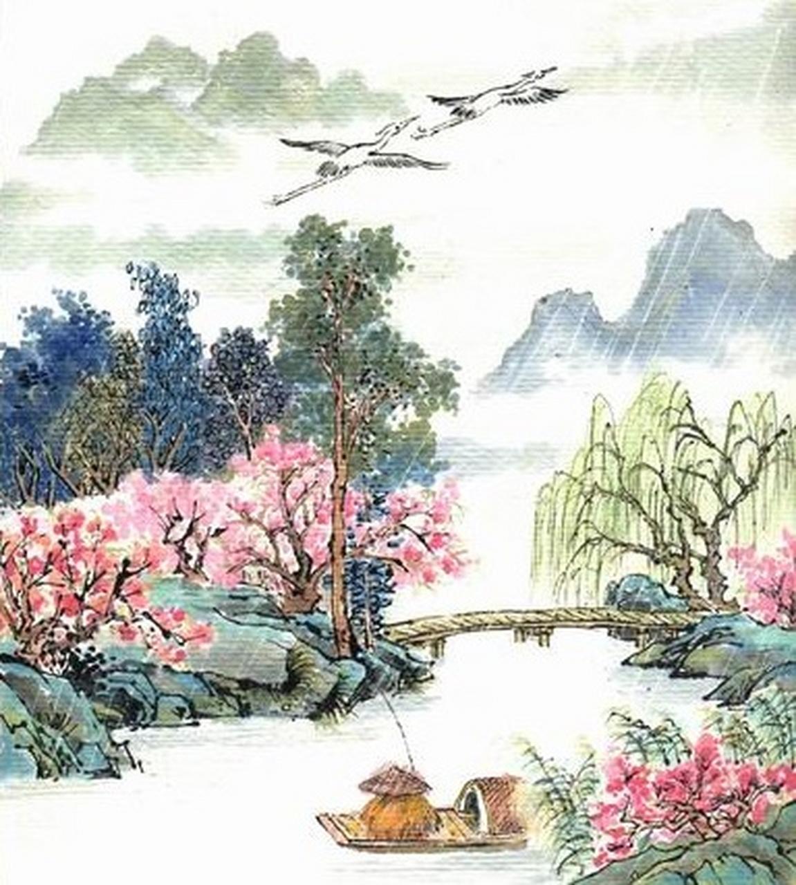 你见过最有画面感的诗词是什么?
           《渔歌子》张志和
西塞山前