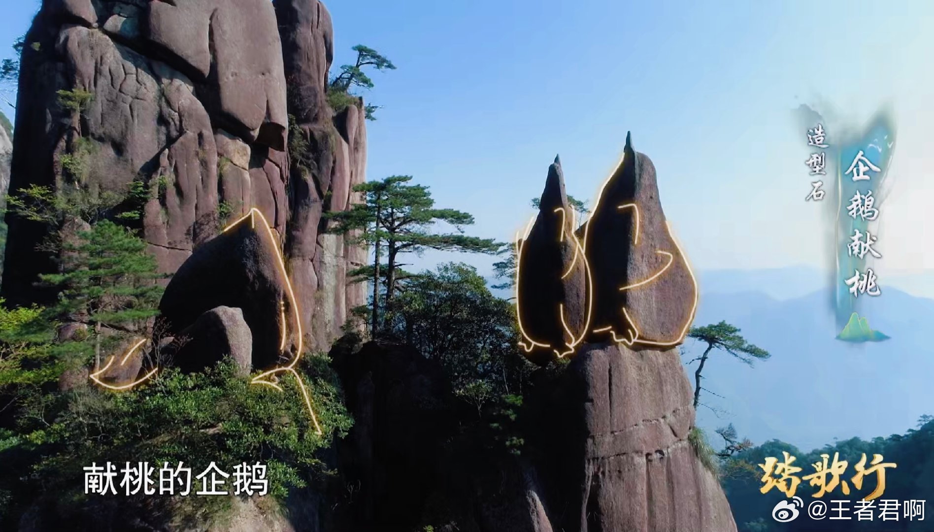 中国的山有多鬼斧神工中国山里有猴子企鹅和海狮 感谢踏歌行 ，让三清山走入我的世界