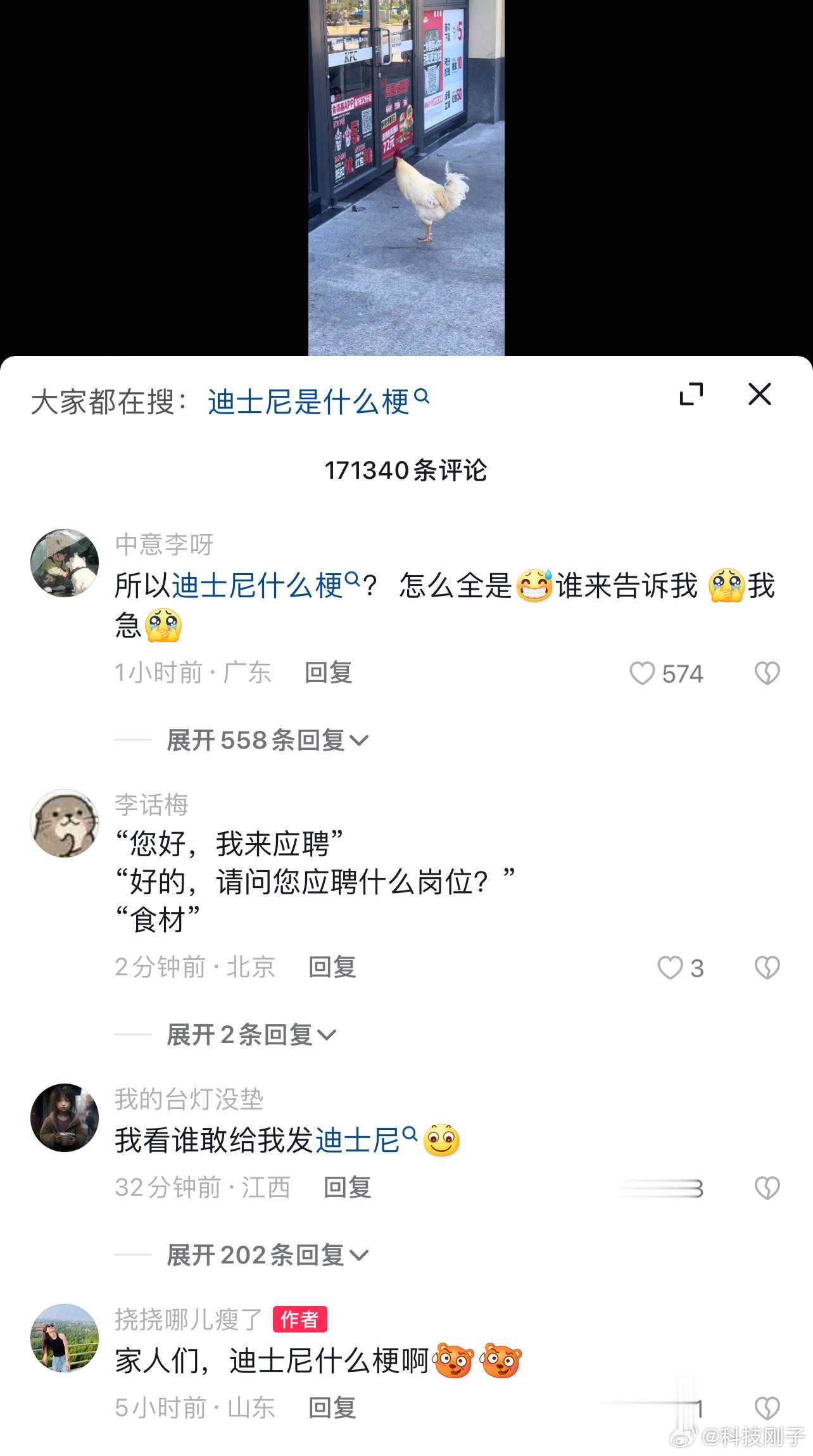 迪士尼到底是什么梗？原因就是在抖音评论区打出“迪士尼”这三个字就会随机出现一个迪