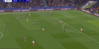 巴萨0比2马竞欧冠1/4决赛首回合，巴萨坐镇诺坎普迎战马竞。上半场拉什福德率先破