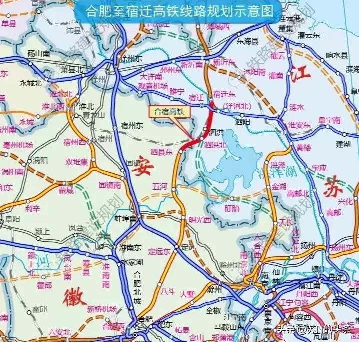 合宿高铁泗县至宿迁段今年也难以开工，因为至少在江苏省来看，重大项目名单中并没有该