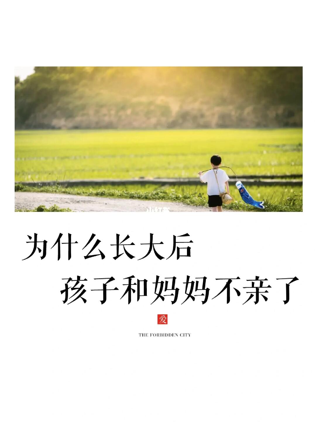 为什么孩子长大后和妈妈不亲了？真相很