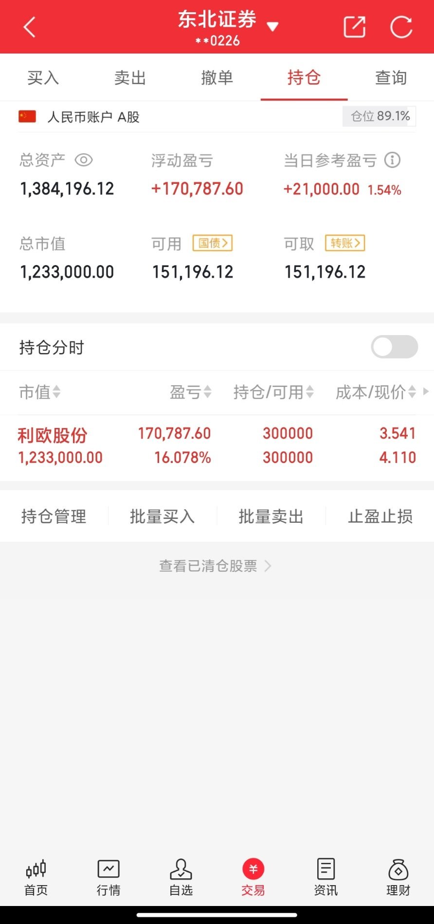 50万本金，目标一年做到500万，一年翻10倍 今天是1月16日 星期四（记录的