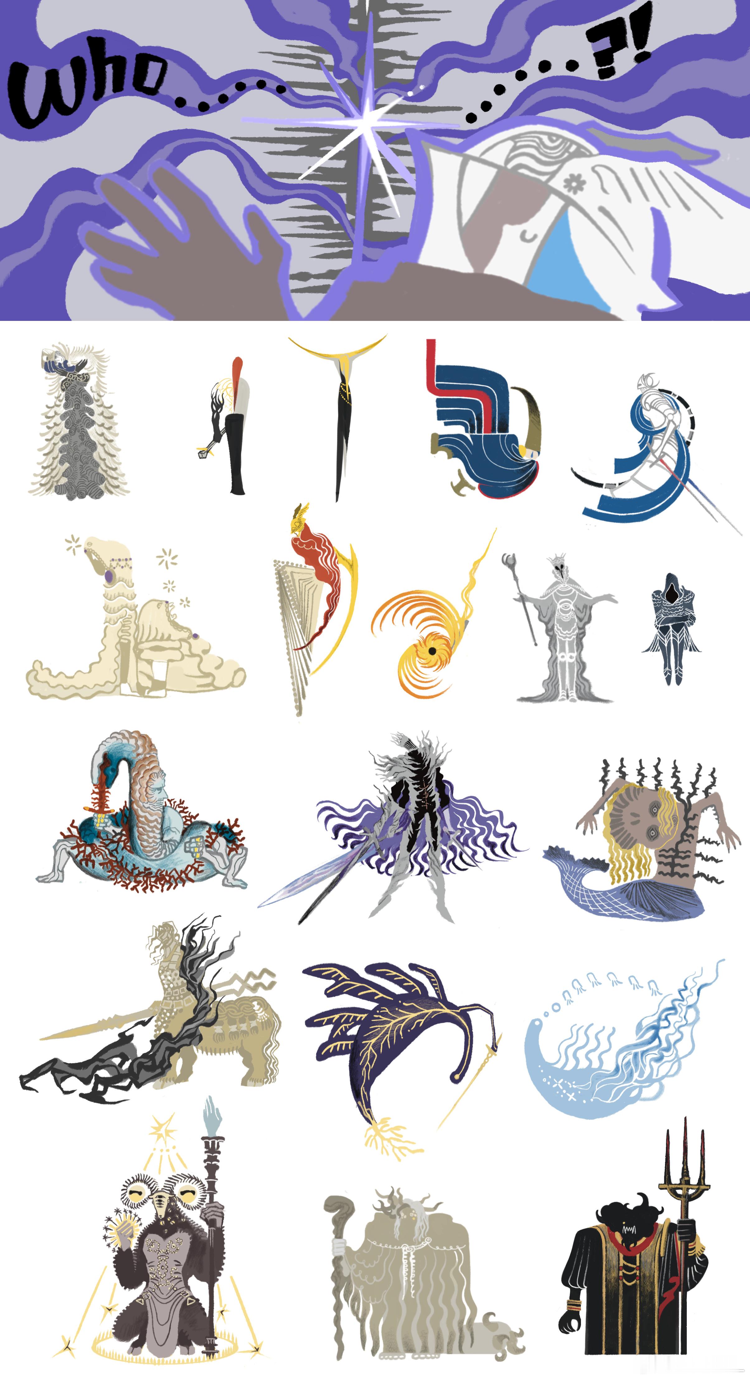 第二弹贴纸也画好了！会和之前的本本一起放在篝火五（下个月六号），国内也会在微店开