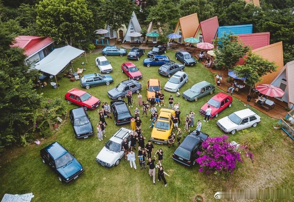 #台湾老车#🇩🇪VW Golf MK2 車友聚會[照相机] ​​​