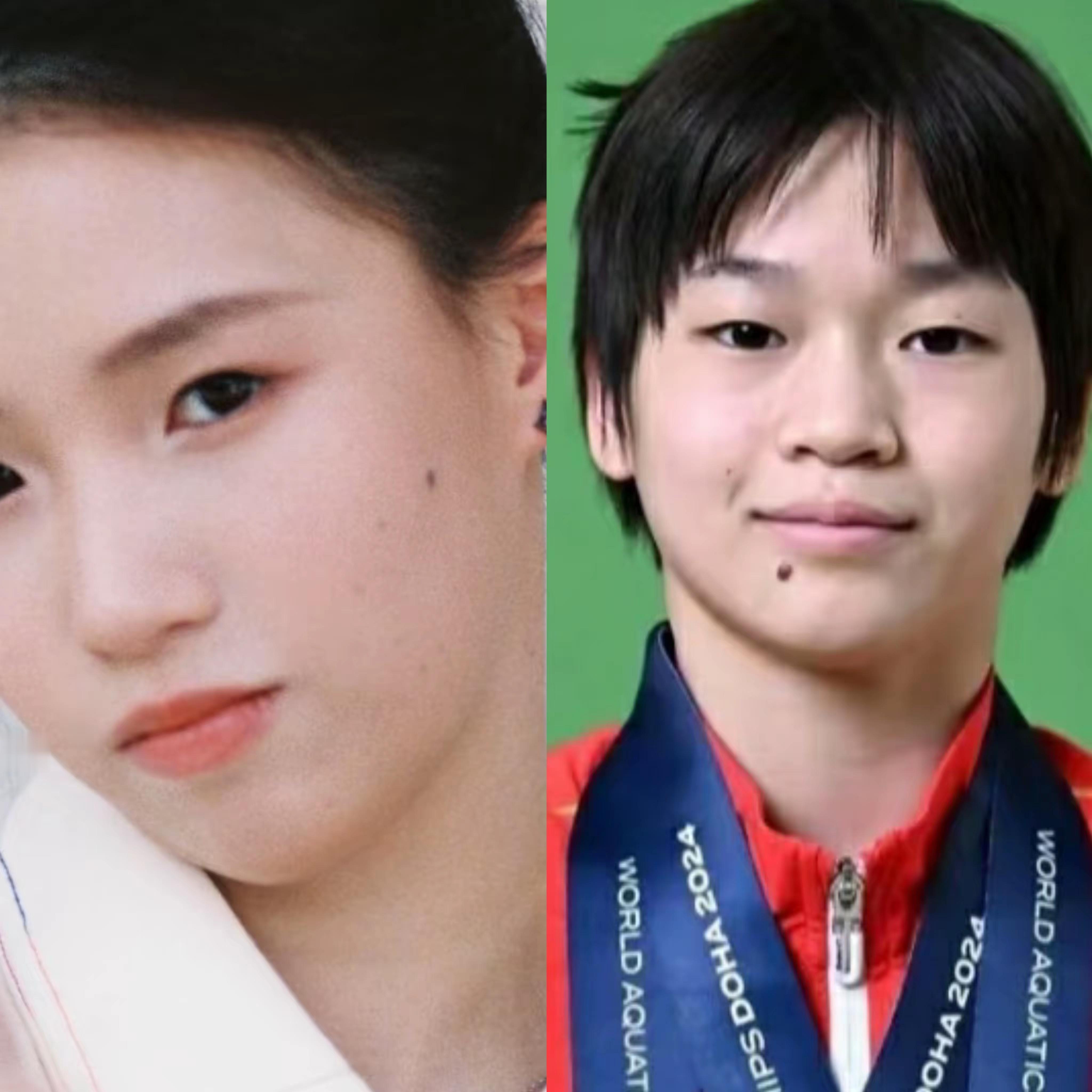 你们发现没？全红蝉和陈芋汐的脸上都有一颗痣。这个痣的位置还挺有说道的，全红蝉的长