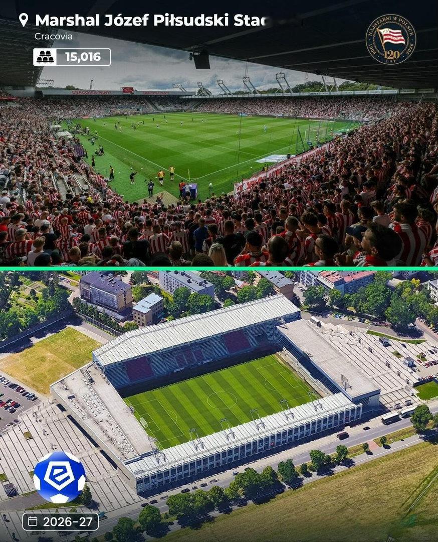 篮天下世界上的美丽球场 2026/27赛季，波兰足球超级联赛球场集合⚽Image