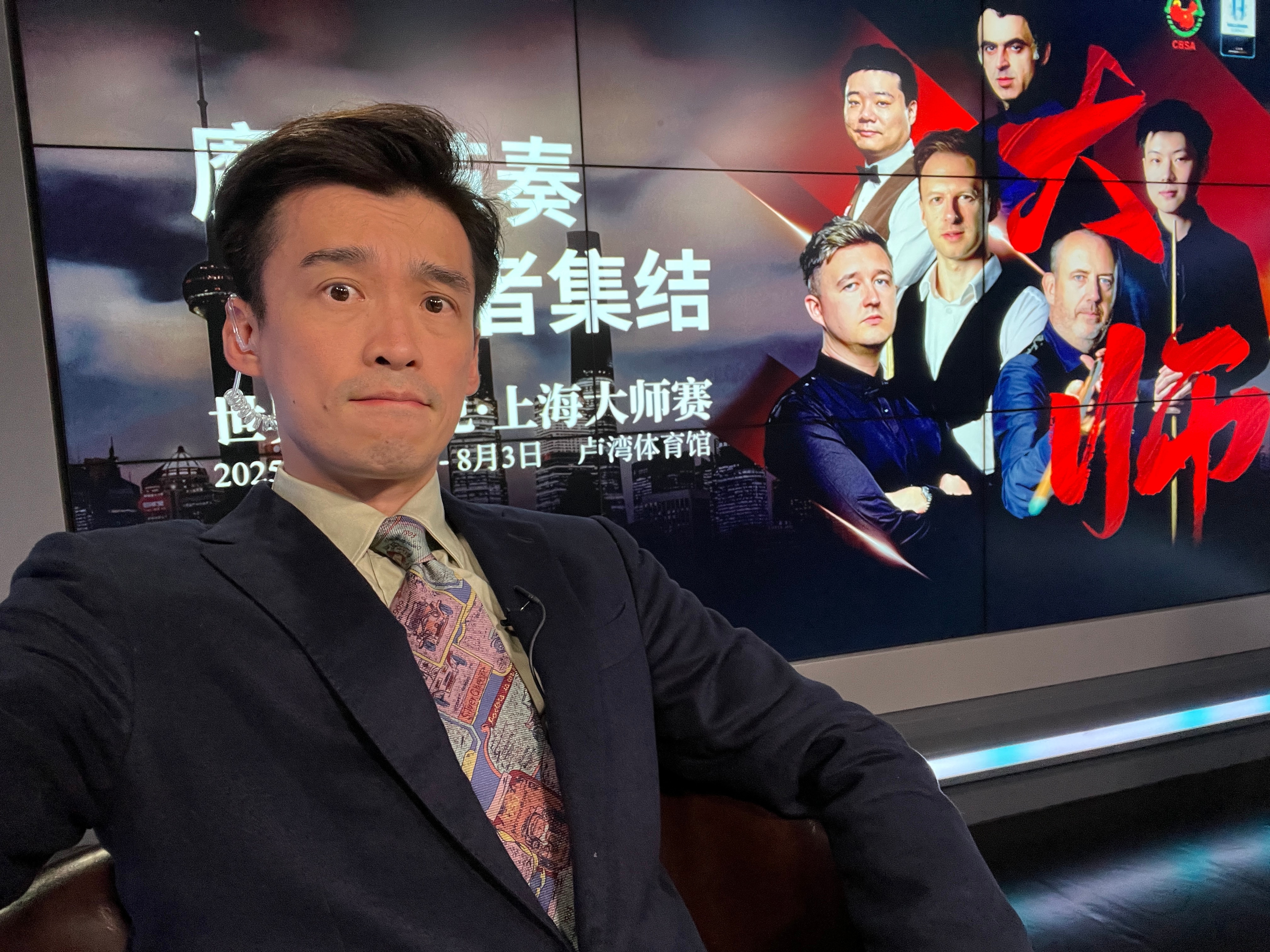 赚奶粉钱的日子，一刻不得消停啊。。。网球的活儿刚忙完，上海斯诺克大师赛又开始了。