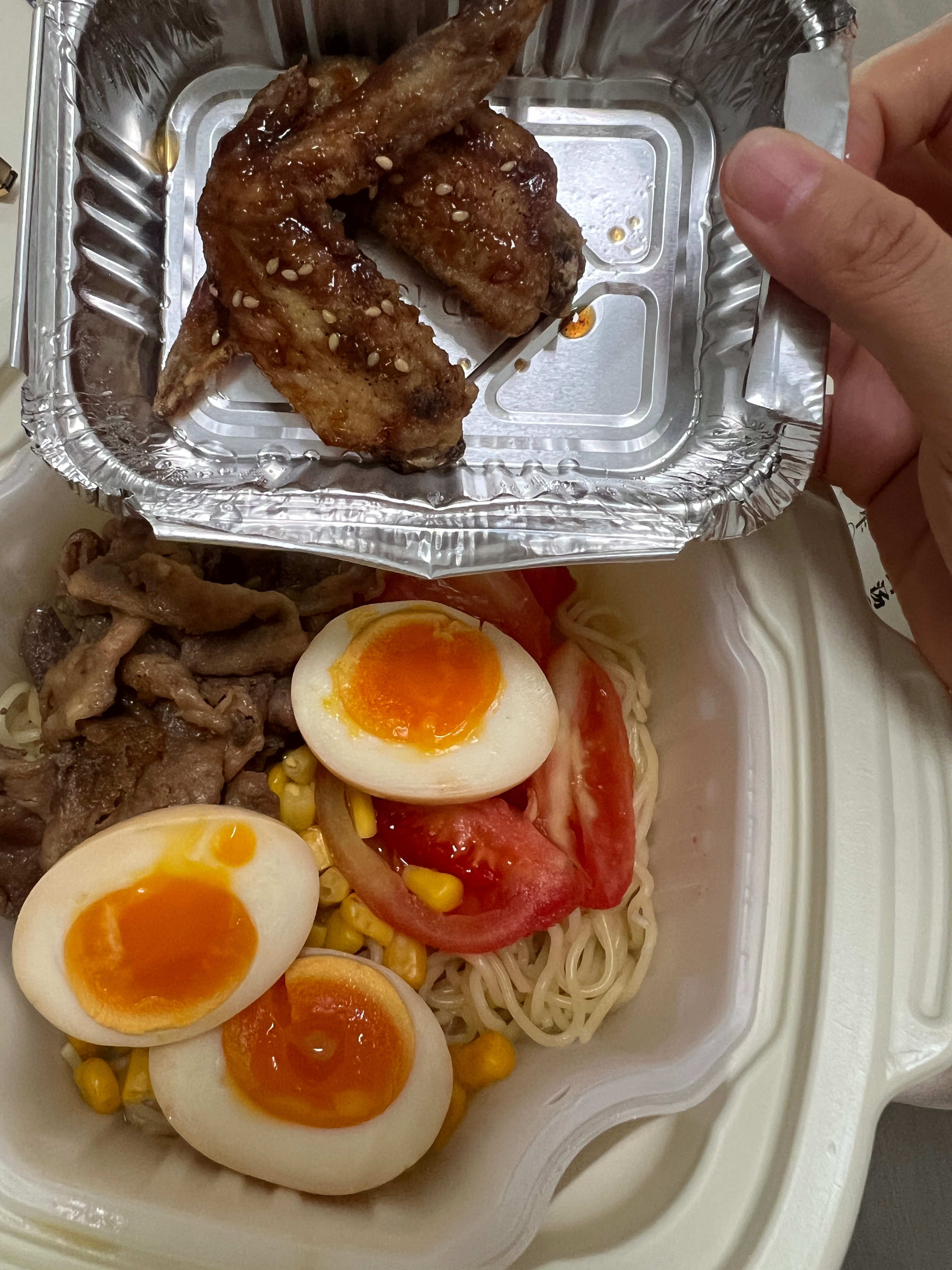 🫢天天被投喂自己喜欢吃的 很难真的变瘦 只能说把一顿外卖分成两顿吃 这样看看能
