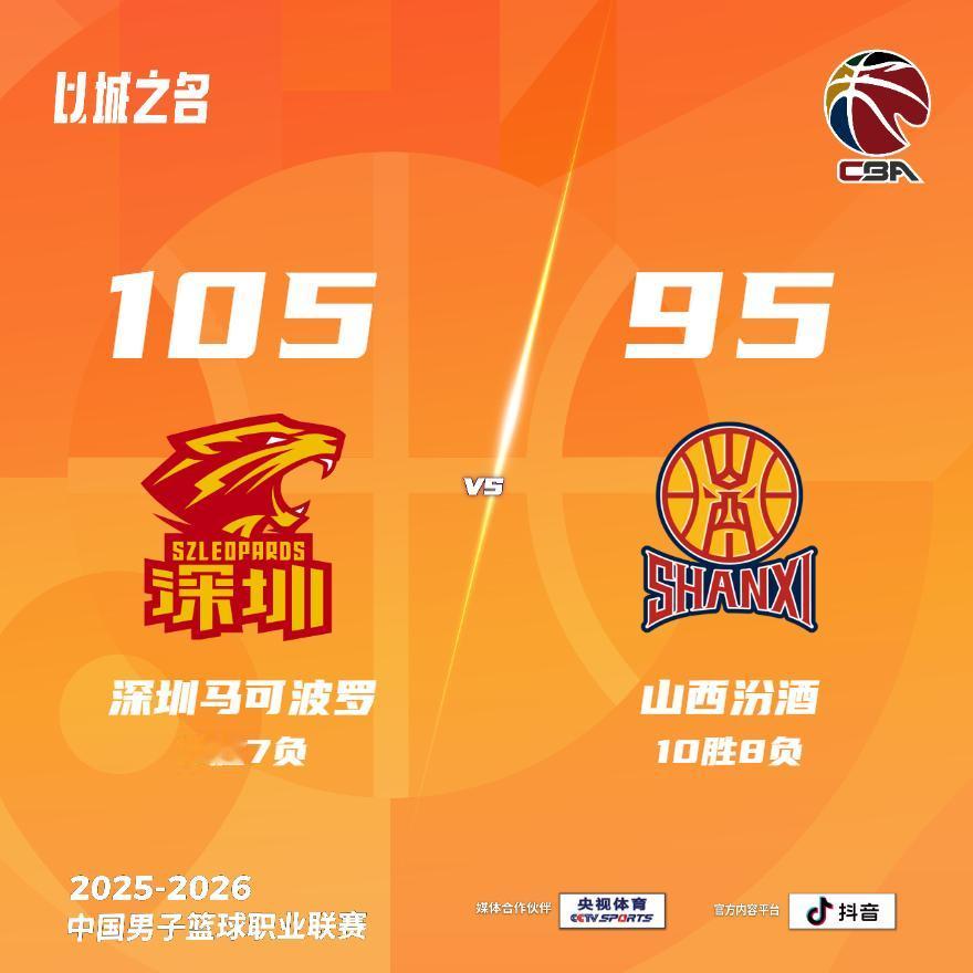 深圳马可波罗 105-95 山西汾酒 深圳男篮vs山西男篮
深圳马可波罗：贺希宁