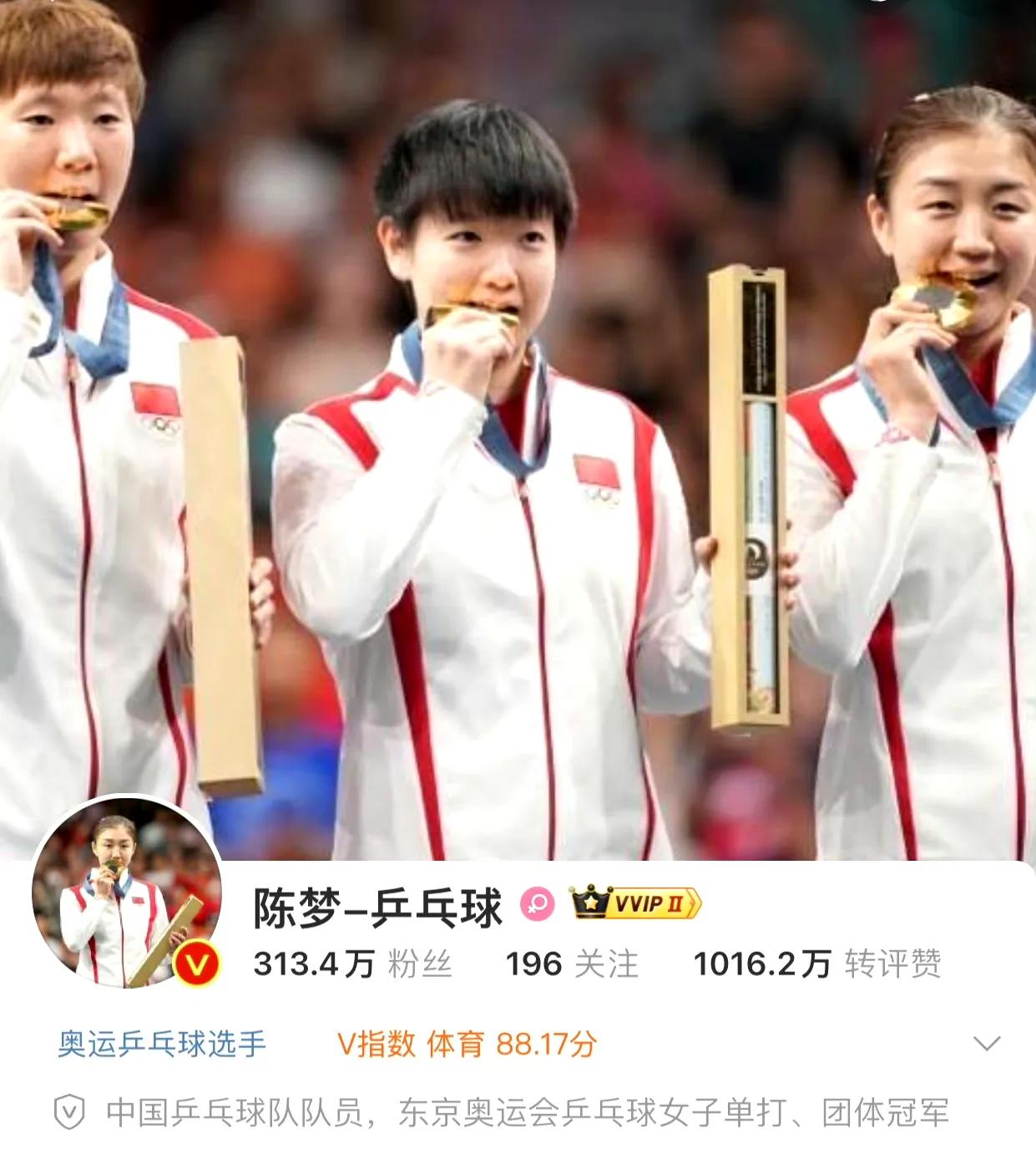 #陈梦换微博封面图#

梦姐成长了，再也不是三年前夺冠后自称我的时代到来的她！
