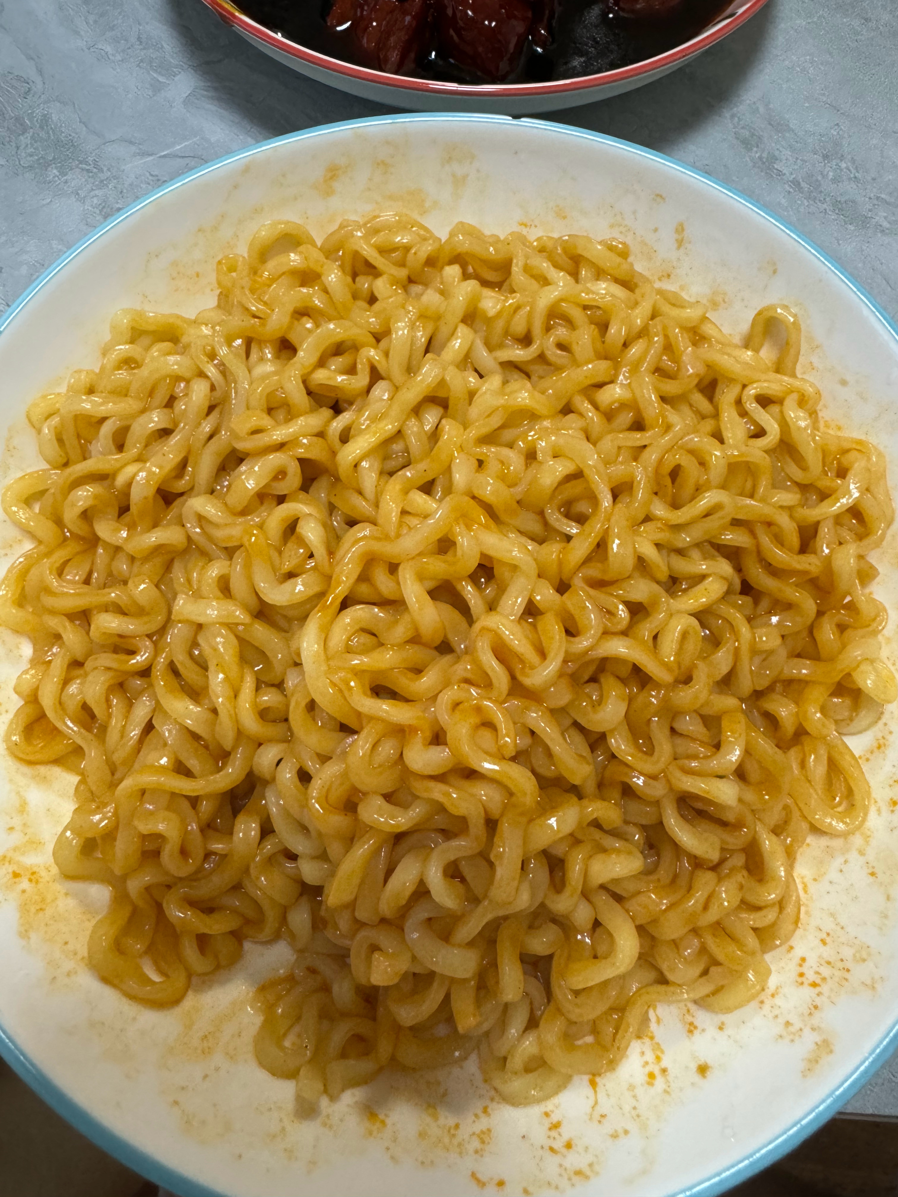 火鸡面配红烧肉，一个字 绝 