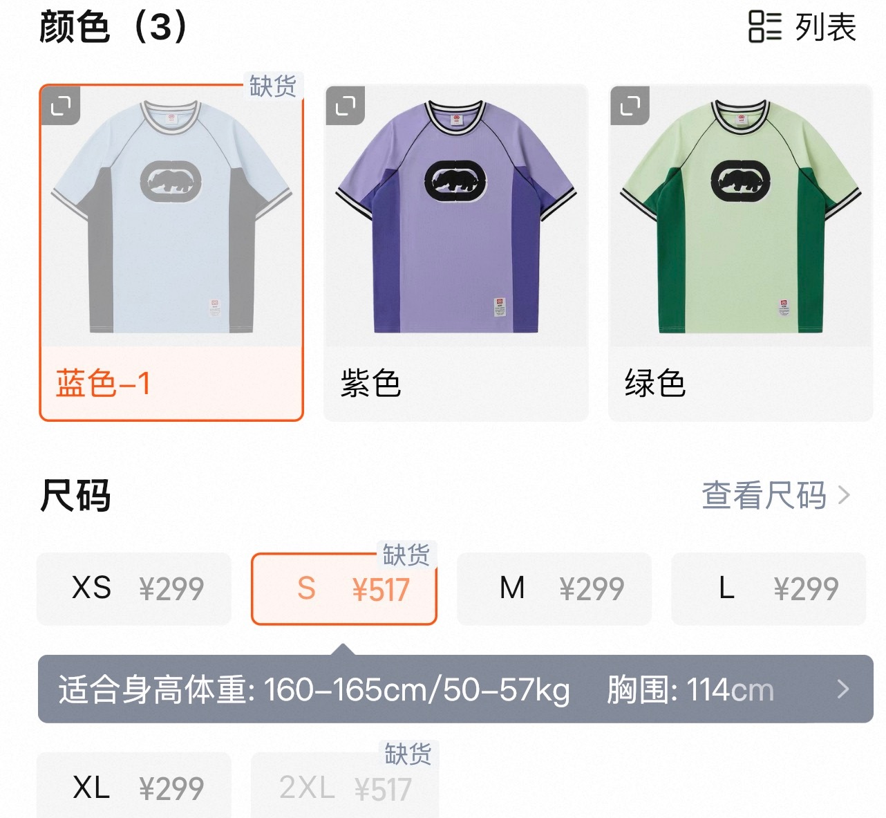 这件S缺货有点时间了吧估计从中餐厅路透就陆陆续续有人买王俊凯红犀牛大中华区品牌代