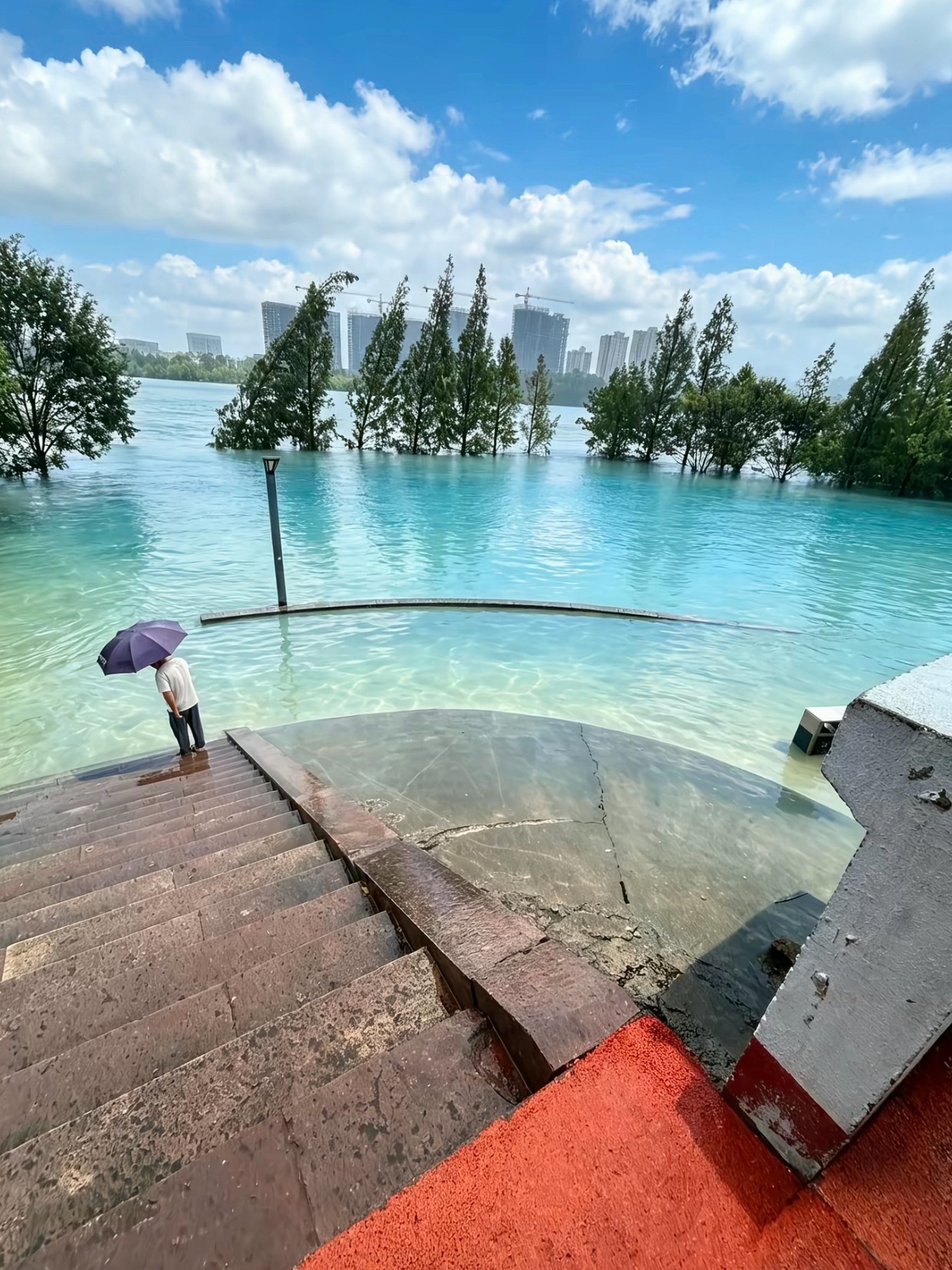 台风白海豚停止编号前两天老家临海被白海豚整淹了，结果网友P图一P一个不吱声，硬生