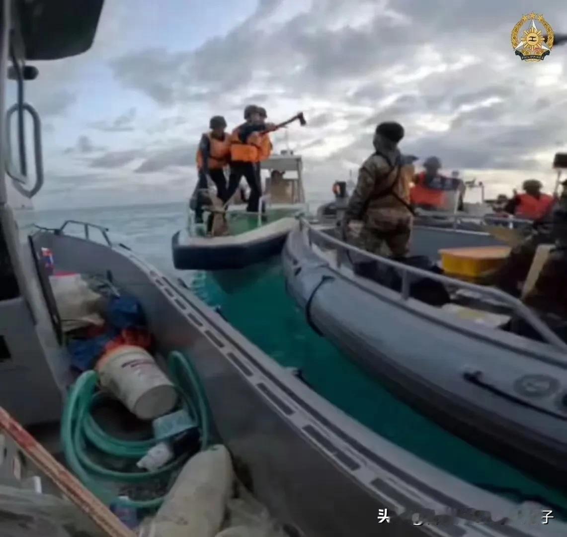 菲佣派出由美国马润训练的所谓“精锐”海军特种部队持枪上阵，结果却被我英勇海警用?