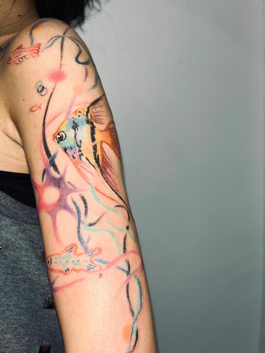 tattoo｜遮盖🐟